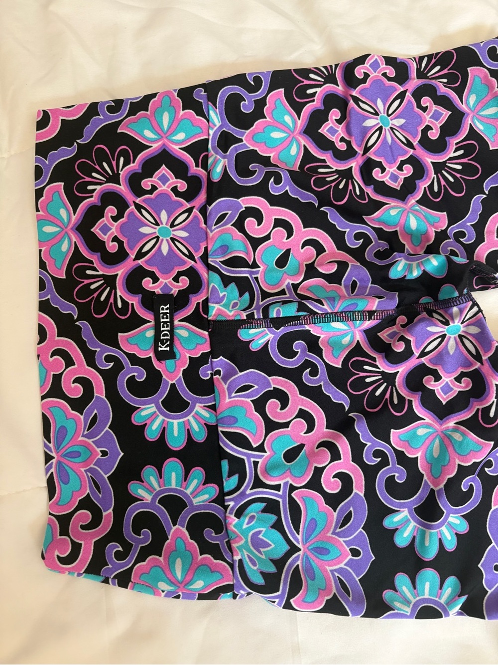 K-Deer High Waisted Boho Leggings - Picture 4 of 5